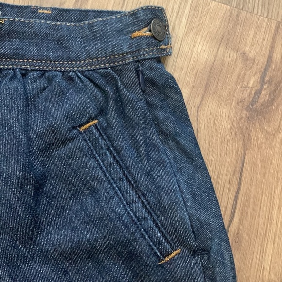 Abercrombie & Fitch Blue Jean Skirt, Size 00 - Picture 4 of 6